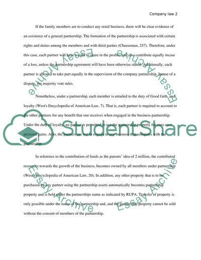 Forms of Business Partnership