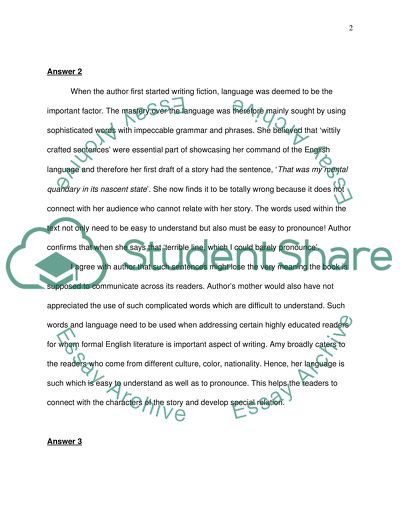 Mother Tongue by Amy Tan