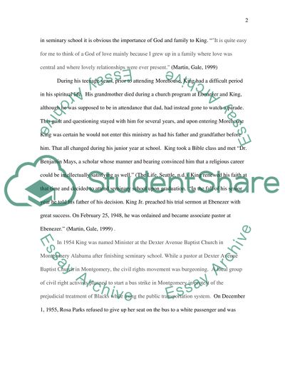 The Influence of Martin Luther King on the Church