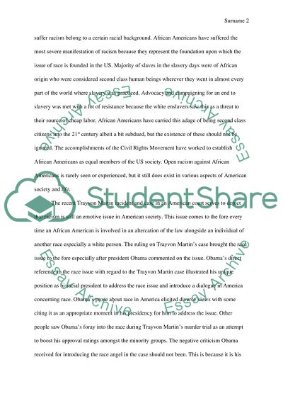 Obama was right to call for national conversation on race