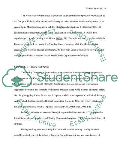 What Impact Did The Boeing - Airbus Dispute Have On The European Union