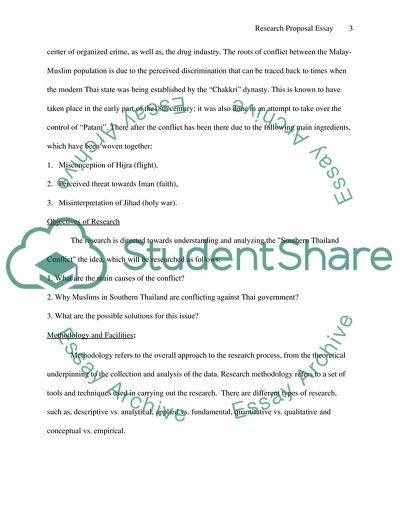 Southern Thailand Conflict