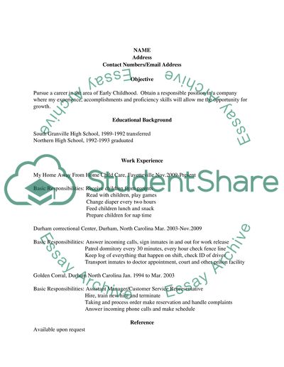Early Childhood Educators