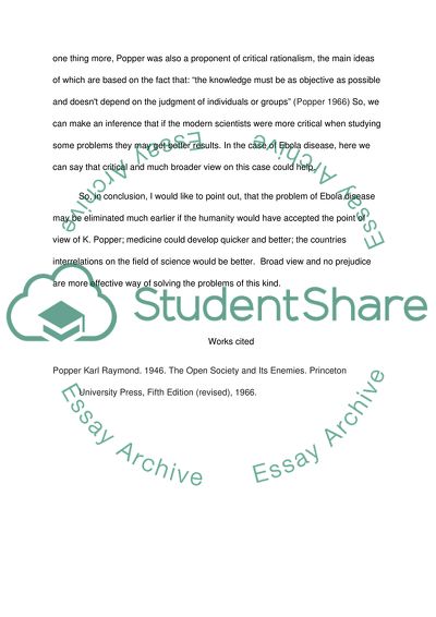 Estimating the Ebola Epidemic by Kai Kupferschmidt