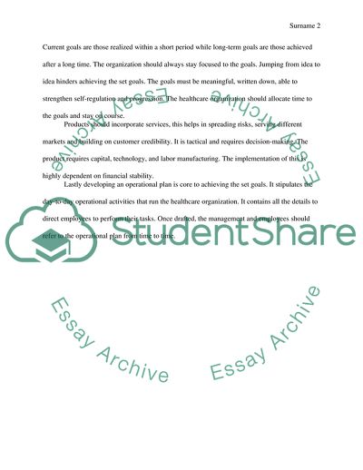 The Importance of Goal Development in Health Care