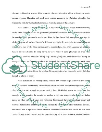 A review of Anna Labzinas memoir of life:days of a Russian Noblewoman