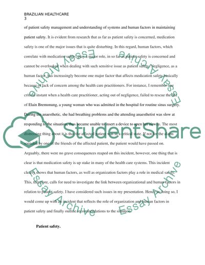 Brazilian Health Care