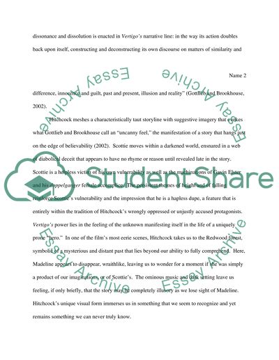 Palettes of Sight and Sound: The Auteurist Aesthetic in Vertigo and The Magnificent Ambersons