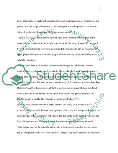 Mockingbirds and Flies