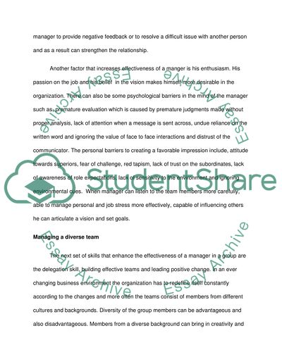 Management (Organizational Behavior)