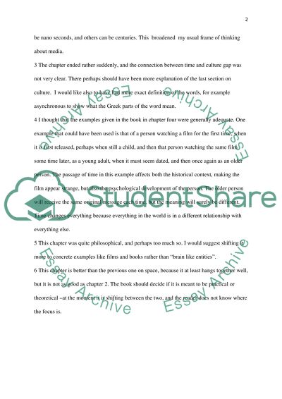 Critique on chapter 4