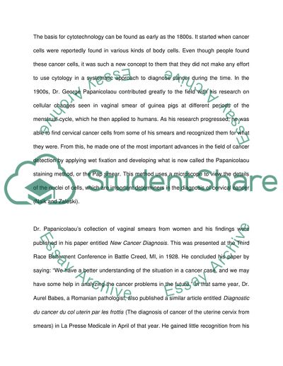 Cytotechnology in Saudi and Cytotechnology in the US
