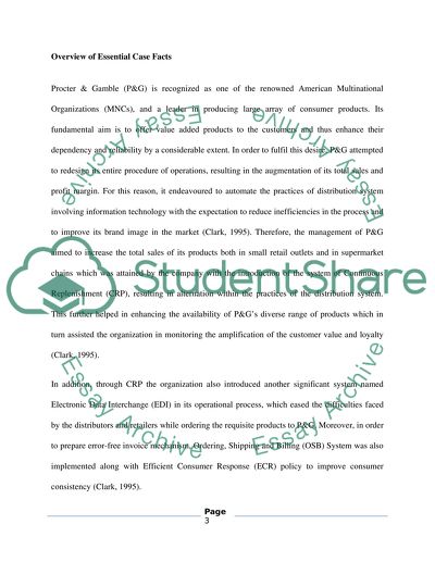 Procter and Gamble Case: Information Technology