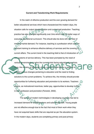 Vocational and Professional Practice and the Needs of Older Workers