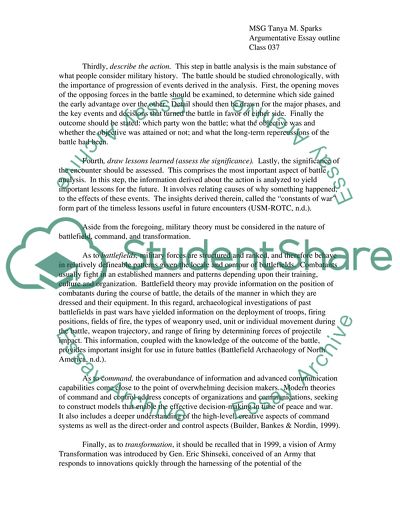 History on the Battlefield