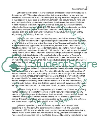 Thomas Jefferson as Inscrutable President