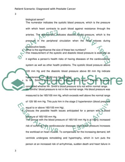 Patient Scenario: Diagnosed with Prostate Cancer