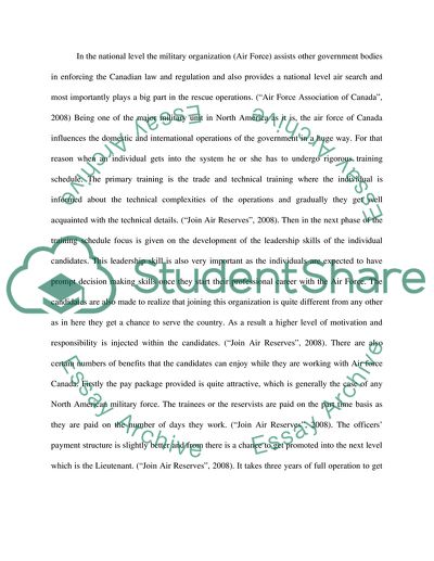 Air Force Careers and Benefits in Military Aviation of Canada