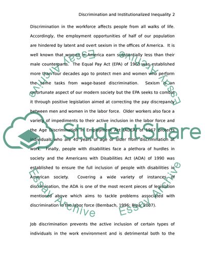 Reverse Discrimination in the Workplace