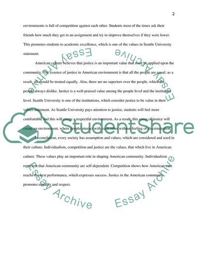 Assumption and Values