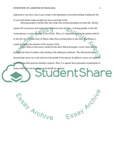 Interview on ethical dilemma part 2