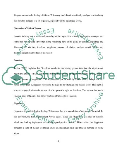 The Quest for Freedom and Happiness