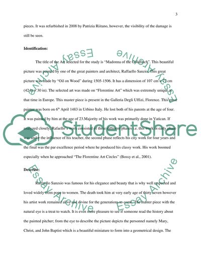 Critique art piece in an analytical and historical context