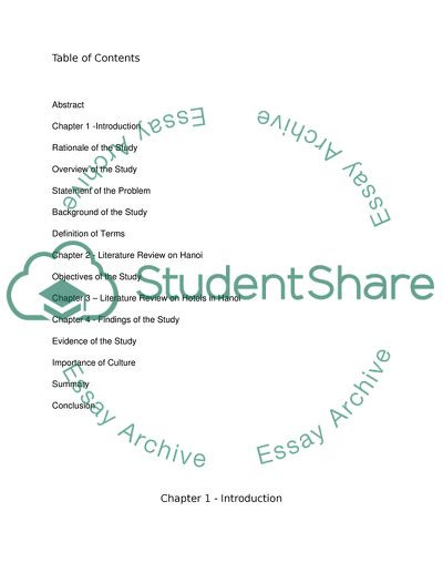 Cultural Impact on Five Star Hotels in Hanoi