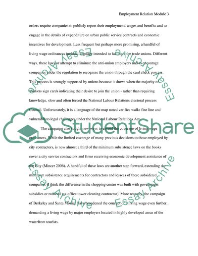 Employment Relation Module