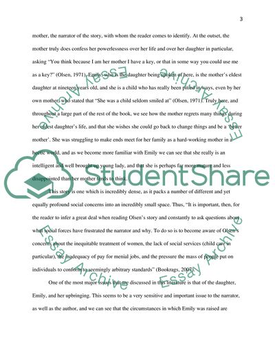 I Stand Here Ironing by Tillie Olsen