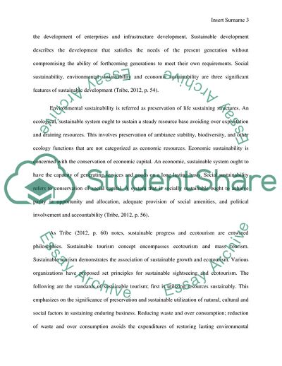 Ecotourism and Its Benefits