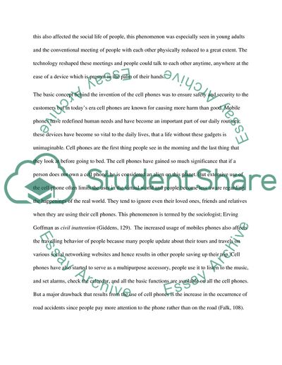 How Cell Phones Changed Our Life