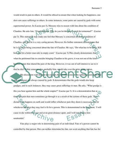 Post Colonial Reading of Lucius Senecas Text Apocolocytosis