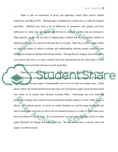 Significance of the paper