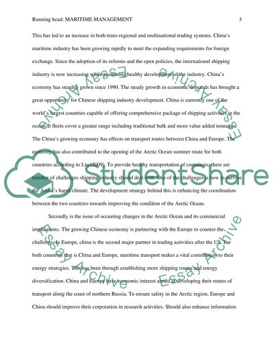 Maritime Management between China and Europe