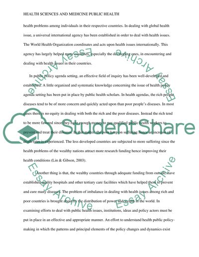 Agenda Setting in Residential Aged Care