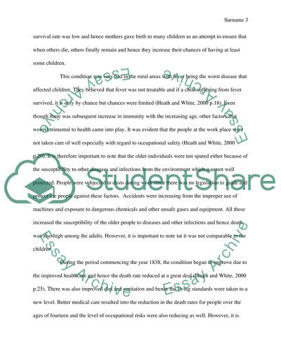 The Development of the Welfare State with Emphase Health Service