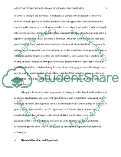 Assistive Technology: Advantages and Disadvantages