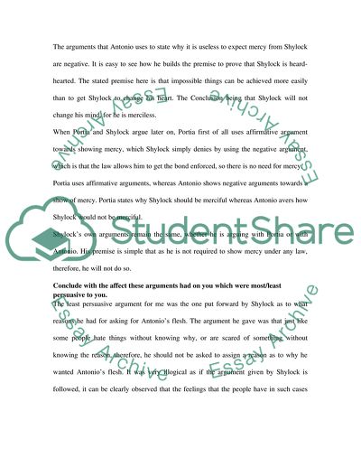 The Merchant of Venice Antonios trial (Act 4)