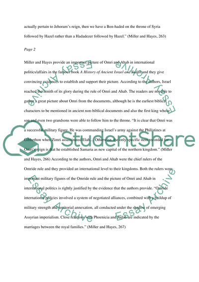 A History of Ancient Israel