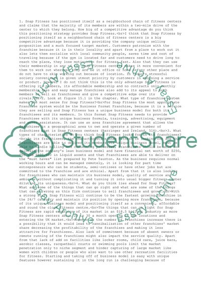 Positioning Strategy That Snap Fitness Provides