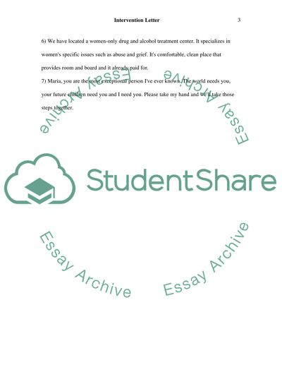 Issues Concerning Intervention Letter