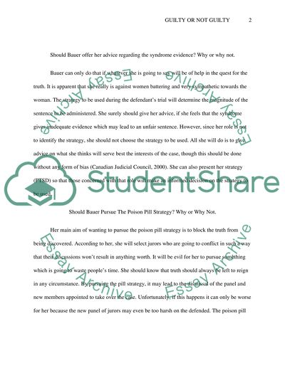 The Matter of Guilty