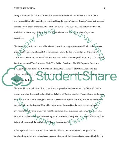 Discussing Famous Facilities of Central London