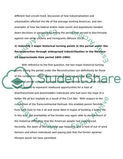 Americas Post-Civil War Growing Pains