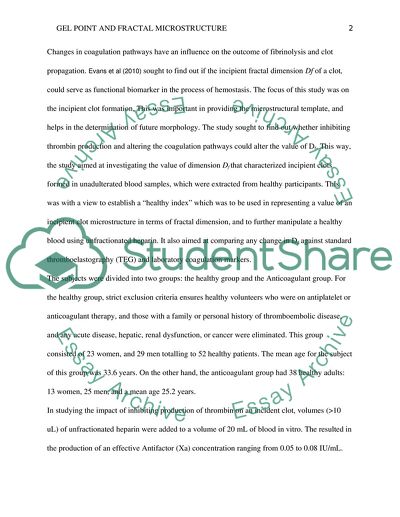 Markers Of Hemostasis: Gel Point and Fractal Microstructure of Incipient Blood Clots