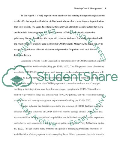 Chronic Obstructive Pulmonary Disease