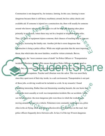 Obsession with Dangerous Jobs