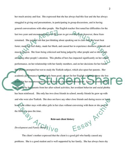 Management of Social Phobia with Psycho-education