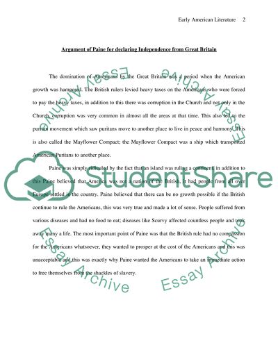 Eary American Literature